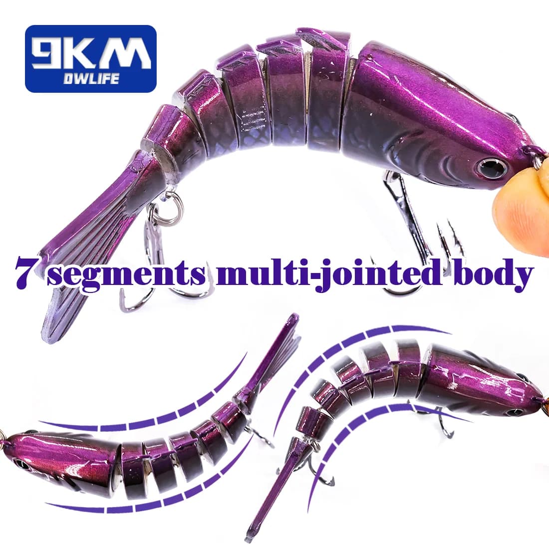 10cm Multi-Jointed Slow Sinking Swimbait Sluk